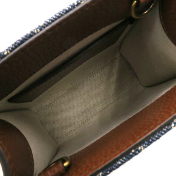 Gucci Interlocking GG Tote Bag blue denim - Picture 3 of 8